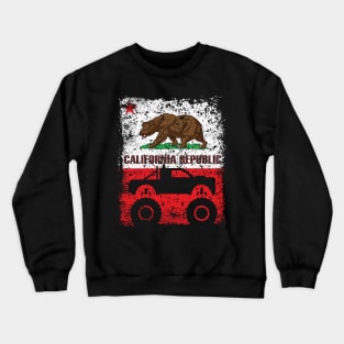Monster Truck 4X4 California Crewneck Sweatshirt